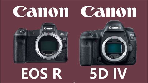 مقارنة canon eos 5ds r و 5d iv